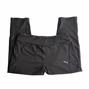 Small Puma Black Capri Athletic Gym Pants